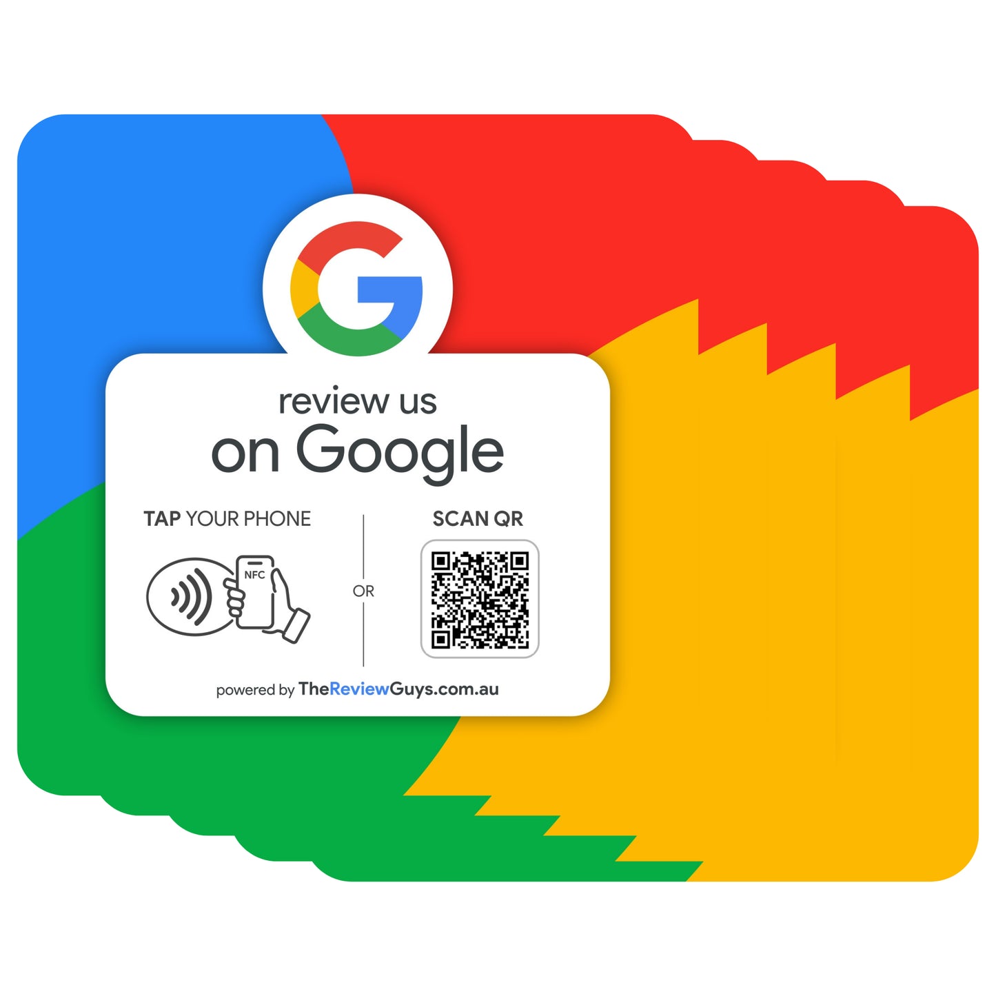 Google Review NFC Plate + QR Code