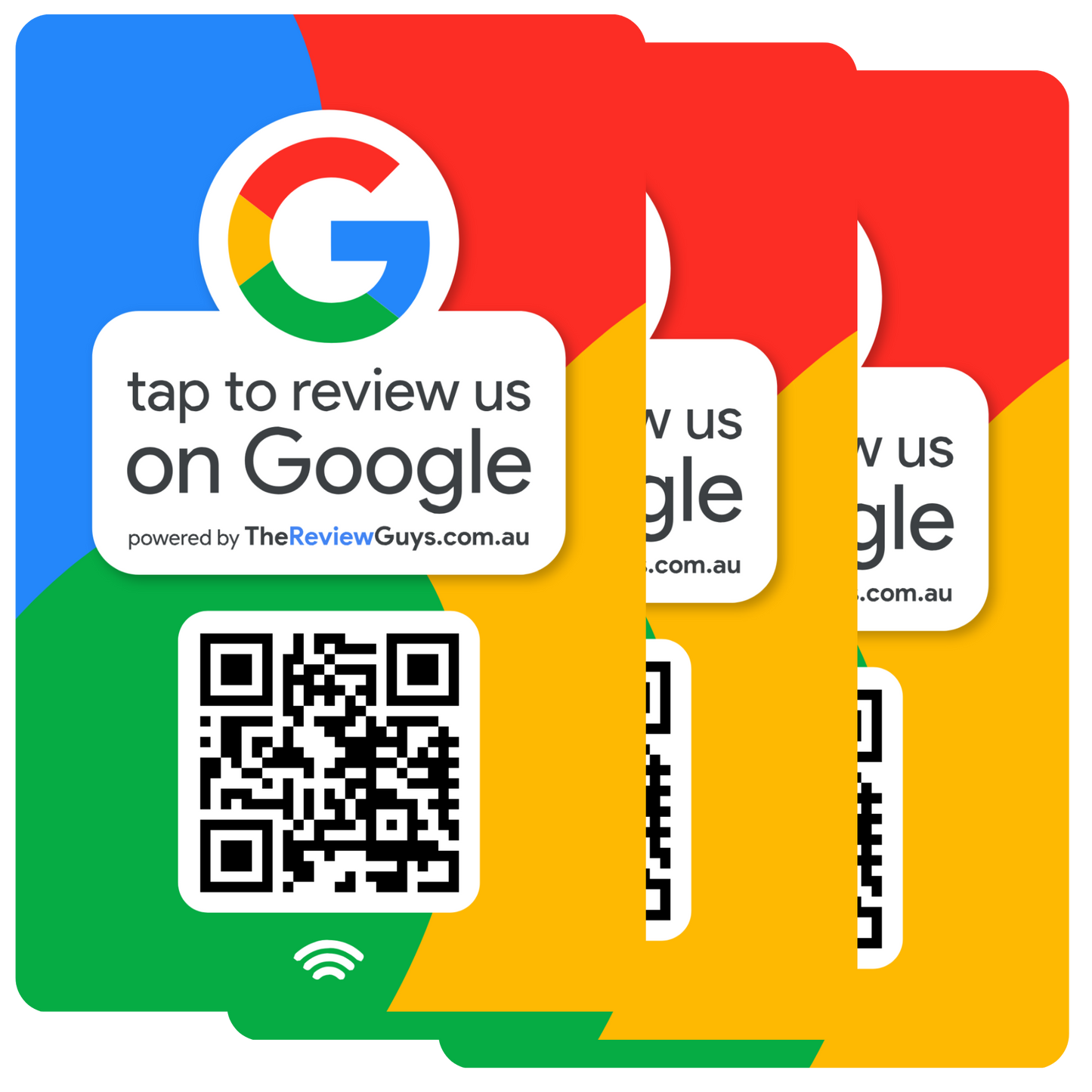 Google Review NFC Card + QR Code