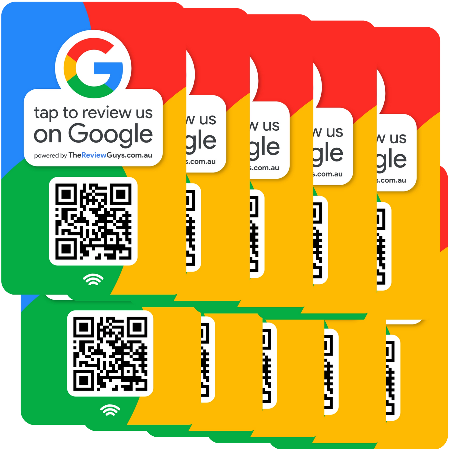 Google Review NFC Card + QR Code